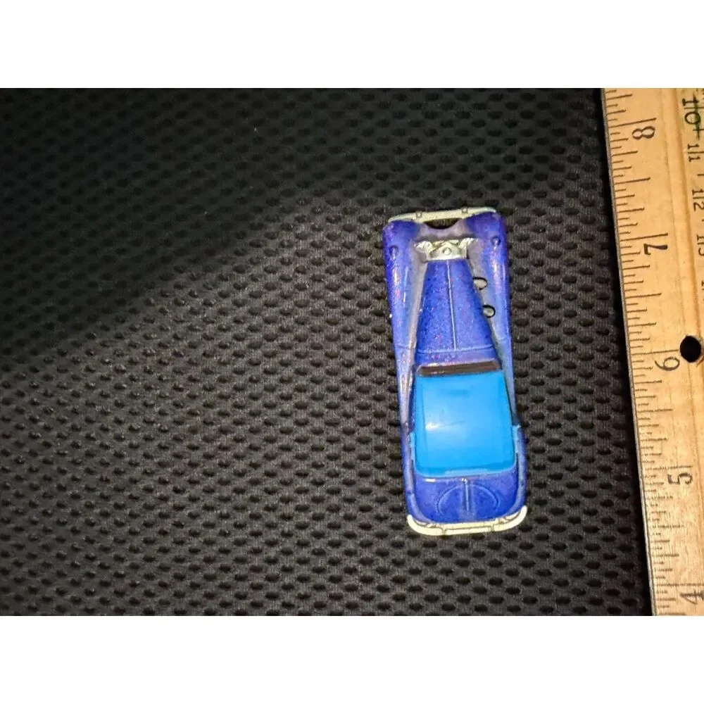 Vtg 1982 Hot wheels mercedes 540K blue metal flake die cast car